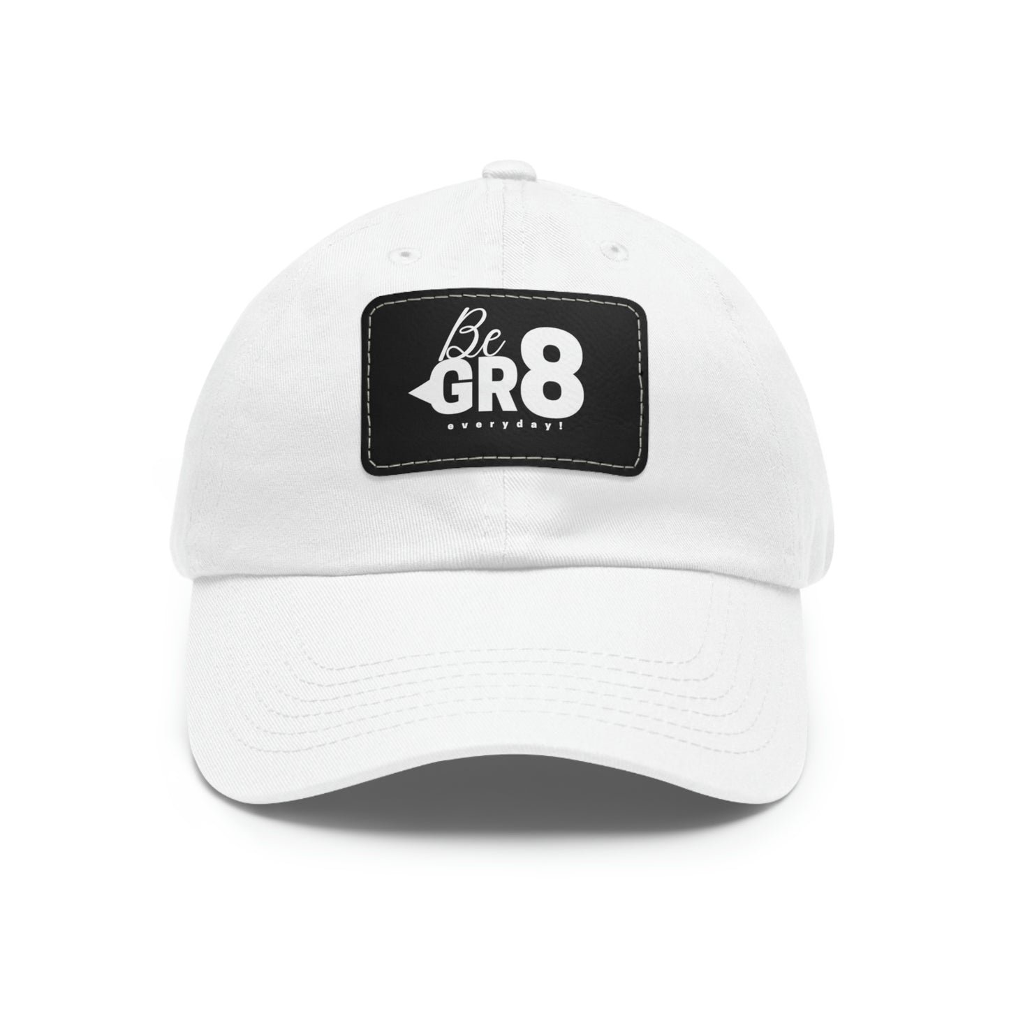 Dad Hat with Leather Patch