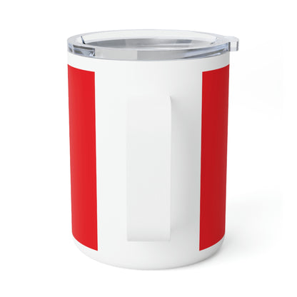 Red Insulated Coffee Mug, 10oz
