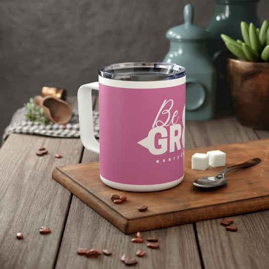 Pink Insulated Coffee Mug, 10oz