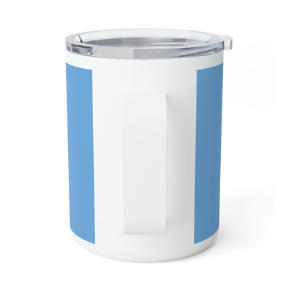 Light Blue Insulated Coffee Mug, 10oz